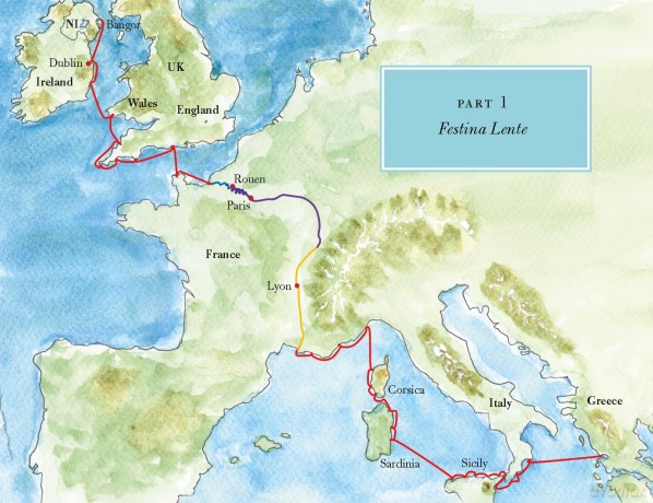 Floating Through France: Cruising the inland waterways to the Med - Kerry Buchanan [KSIĄŻKA]