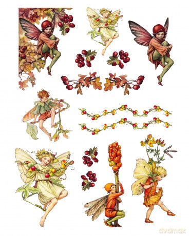 Flower Fairies to Cut Out and Collage: Over 500 Timeless Illustrations to Inspire Creativity - David & Charles [KSIĄŻKA]