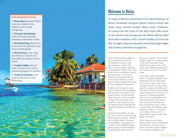 Fodor's Belize: with a Side Trip to Guatemala (Full-color Travel Guide) [KSIĄŻKA]