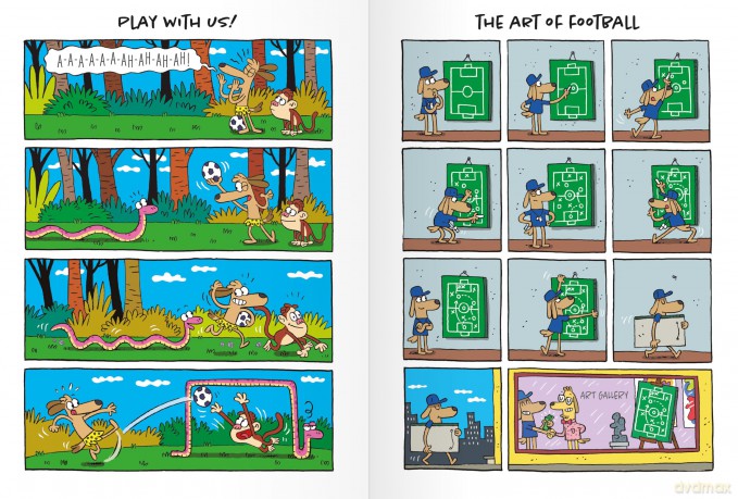 Football Kicks: Over 60 laugh-out-loud comic-strip football jokes! - Emiliano Migliardo [KSIĄŻKA]