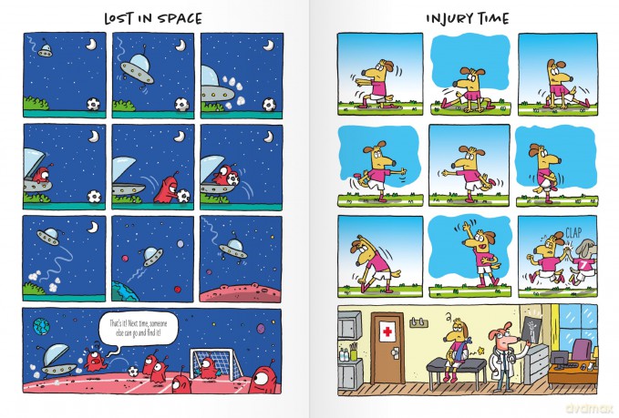 Football Kicks: Over 60 laugh-out-loud comic-strip football jokes! - Emiliano Migliardo [KSIĄŻKA]