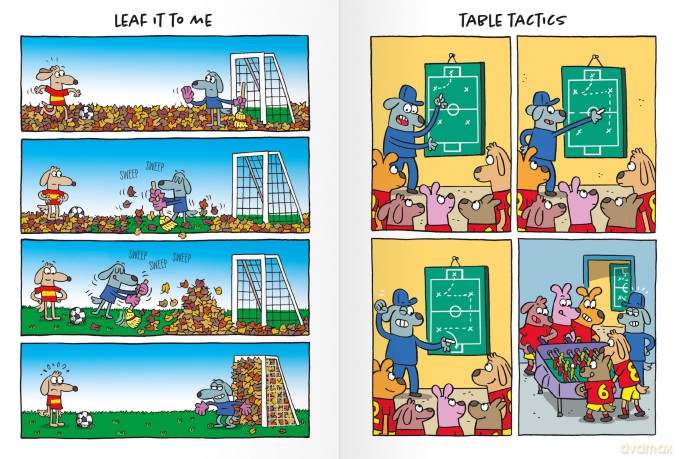 Football Kicks: Over 60 laugh-out-loud comic-strip football jokes! - Emiliano Migliardo [KSIĄŻKA]