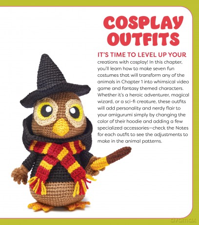 Geeky Amigurumi: Cute Gamer and Cosplay Critters to Crochet - Ashli Hayes [KSIĄŻKA]