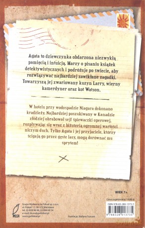 Agata na tropie Kradzież nad Niagarą [KSIĄŻKA]