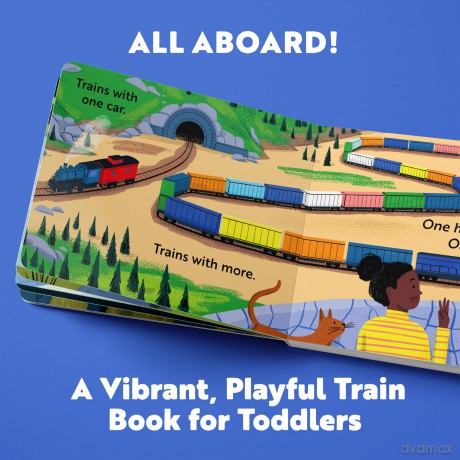 Go, Trains, Go! A Train Book for Toddlers 1-3: Train Books for Toddlers 1-3 (Things That Go) - Addie Boswell [KSIĄŻKA]