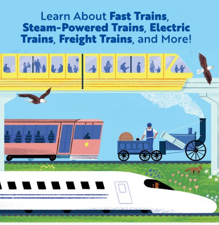 Go, Trains, Go! A Train Book for Toddlers 1-3: Train Books for Toddlers 1-3 (Things That Go) - Addie Boswell [KSIĄŻKA]