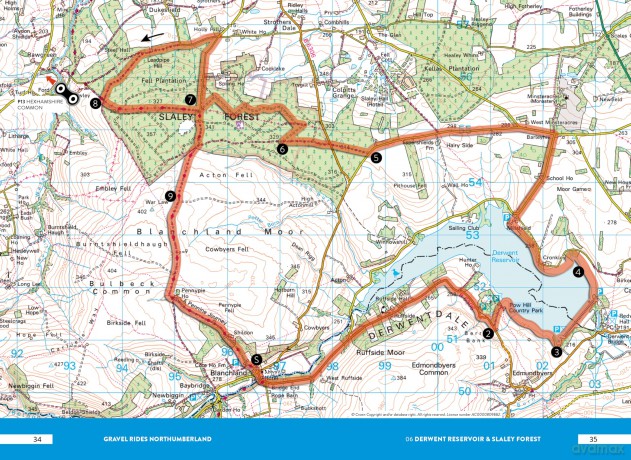 Gravel Rides Northumberland: 15 gravel bike adventures in North East England (UK Gravel Rides) - Jordan Matthews [KSIĄŻKA]
