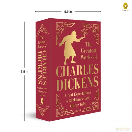 Greatest Works of Charles Dickens Vol.1 - Great Expectations, A Christmas Carol, Oliver Twist (Deluxe Hardbound Edition) - Charles Dickens [KSIĄŻKA]