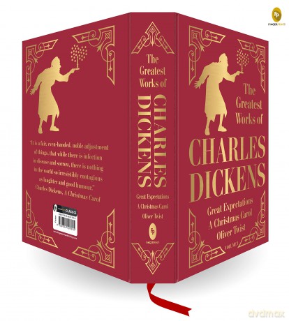 Greatest Works of Charles Dickens Vol.1 - Great Expectations, A Christmas Carol, Oliver Twist (Deluxe Hardbound Edition) - Charles Dickens [KSIĄŻKA]