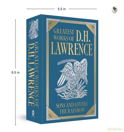 Greatest Works of D.H. Lawrence (Sons and Lovers, The Rainbow) (Deluxe Hardbound Edition) - D Lawrence [KSIĄŻKA]