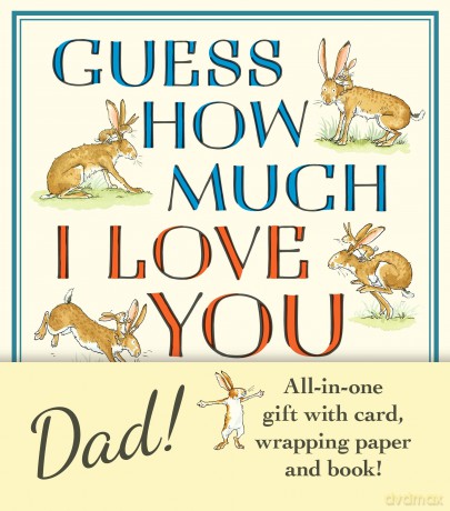 Guess How Much I Love You, Dad!: Father's Day Gift Edition: The perfect present for Father's Day, with classic book, card and gift wrap all in one elegant and handy package! - Sam Mcbratney [KSIĄŻKA]