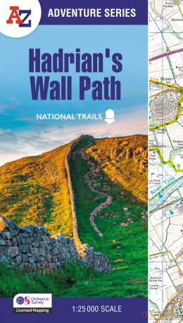 Hadrian's Wall Path: with Ordnance Survey mapping (A -Z Adventure Series) - A-Z Maps [KSIĄŻKA]