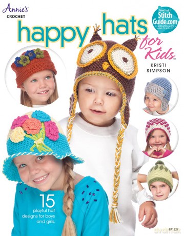 Happy Hats for Kids: 15 playful hat designs for boys and girls - risti Simpson [KSIĄŻKA]