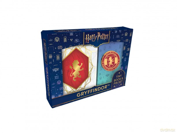Harry Potter: Gryffindor Tiny Book and Pin Set - Insight Editions [KSIĄŻKA]