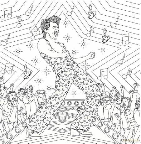 Harry Styles Colouring Book - Townhouse [KSIĄŻKA]