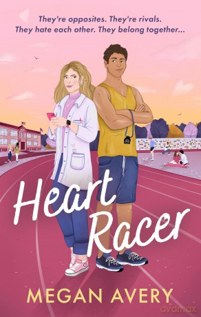 Heart Racer: STEM meets sports romance in this spicy, slow-burn, nerd/jock, academic rivals rom com - Megan Avery [KSIĄŻKA]