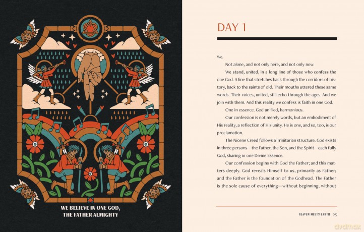 Heaven Meets Earth: A 40-Day Journey of Transformation Through the Nicene Creed (A Devotional) - Nadeau Josh [KSIĄŻKA]