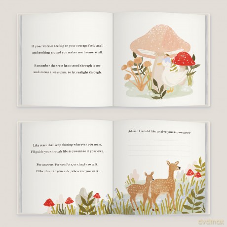 Hello Little One | A Personalised Woodland Creatures Themed Fill-in-the-Blank Keepsake Storybook: A Fill-in-the-Blanks Keepsake Book, Made Special by You - From You To Me [KSIĄŻKA]