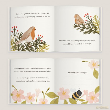 Hello Little One | A Personalised Woodland Creatures Themed Fill-in-the-Blank Keepsake Storybook: A Fill-in-the-Blanks Keepsake Book, Made Special by You - From You To Me [KSIĄŻKA]