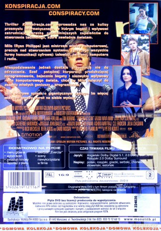 Konspiracja.com [DVD] film