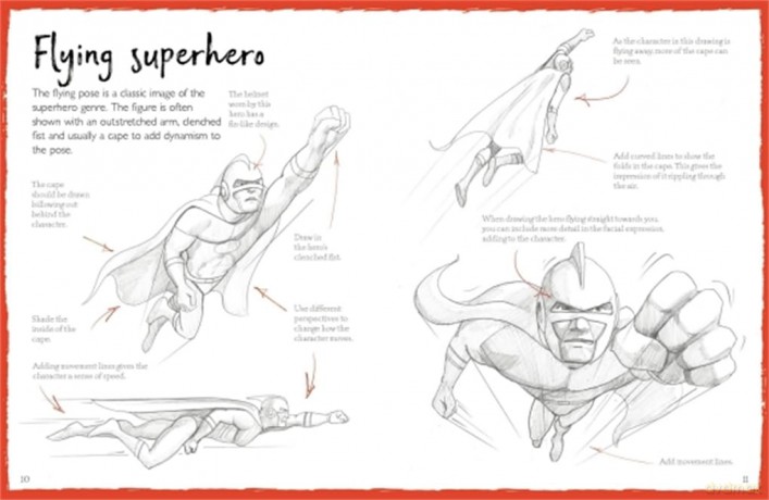 How To Draw Comic Book Heroes - Mark Bergin [KSIĄŻKA]
