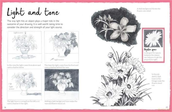 How To Draw Flowers And Plants - Mark Bergin [KSIĄŻKA]