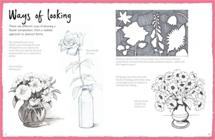 How To Draw Flowers And Plants - Mark Bergin [KSIĄŻKA]