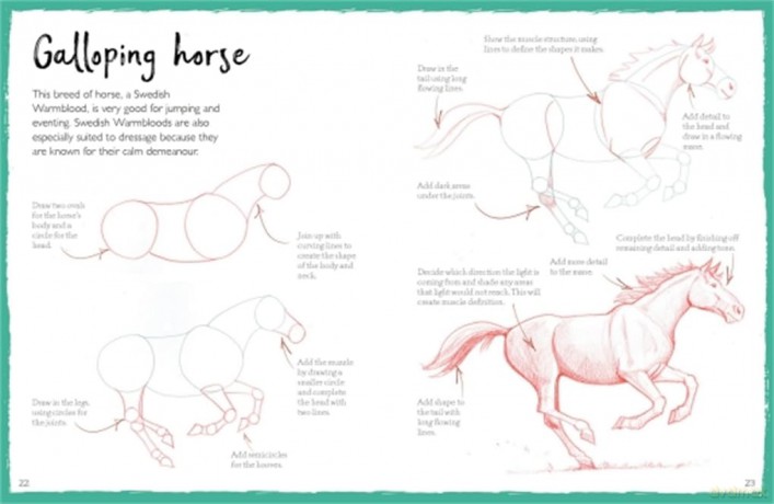 How to Draw Horses - Mark Bergin [KSIĄŻKA]