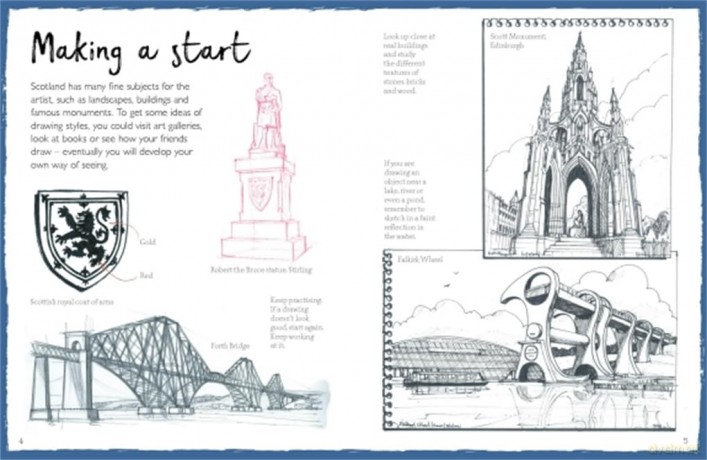 How To Draw Scotland - Mark Bergin [KSIĄŻKA]
