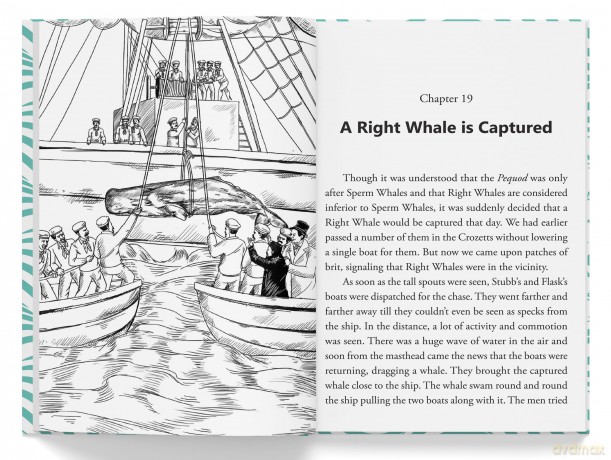 Illustrated Classics - Moby Dick: Abridged Novels With Review Questions - Wonder Books [KSIĄŻKA]