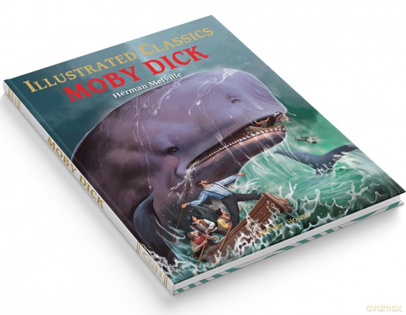 Illustrated Classics - Moby Dick: Abridged Novels With Review Questions - Wonder Books [KSIĄŻKA]