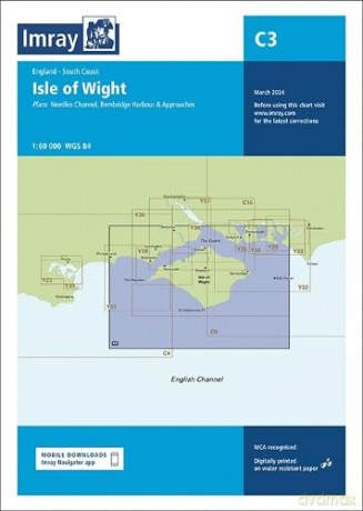 Imray Chart C3: Isle of Wight: 3 (C Charts) [KSIĄŻKA]