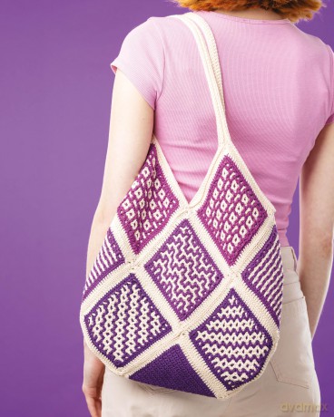 Interlocking Crochet: 50 reversible stitch patterns and five projects for the modern crocheter - Anamaria Babanica [KSIĄŻKA]