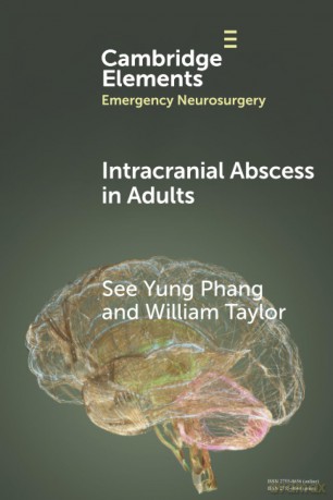 Intracranial Abscess in Adults (Elements in Emergency Neurosurgery) - Phang See Yung [KSIĄŻKA]