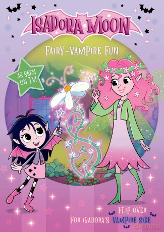 Isadora Moon: Fairy-Vampire Fun, a fun two-in-one flip book packed with puzzles, colouring, drawing, and stickers (as seen on TV) (Isadora Moon: TV Tie In Range) - Harriet Muncaster [KSIĄŻKA]