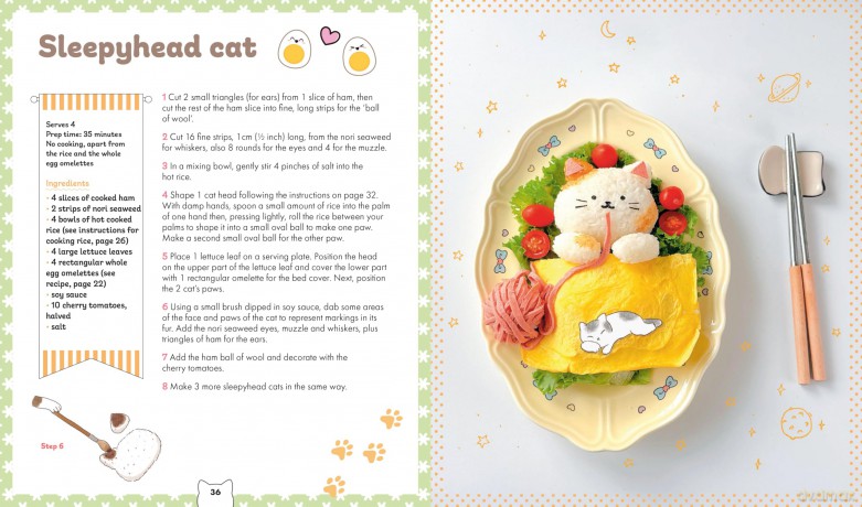 Ja-Purr-Nese Adorable Cat-shaped Recipes from Sushi to Soup: Adorable Cat-shaped Recipes to Eat at Home - Laure Kie [KSIĄŻKA]