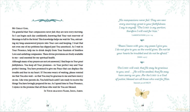 Jesus Listens for Moms, Padded Hardcover, with Full Scriptures: Prayers for Strength, Comfort, and Encouragement (A 50-Day Devotional) - Young Sarah [KSIĄŻKA]