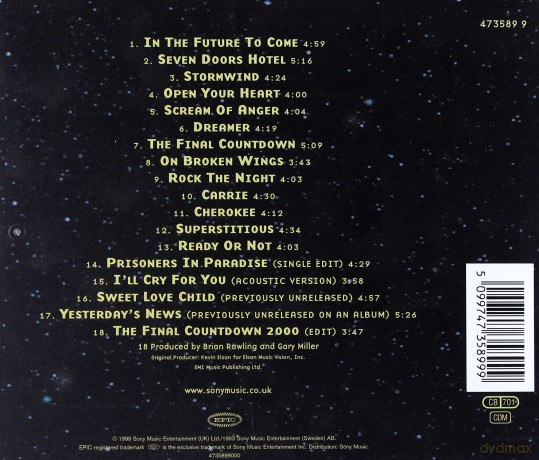 Europe: 1982-2000 [CD]