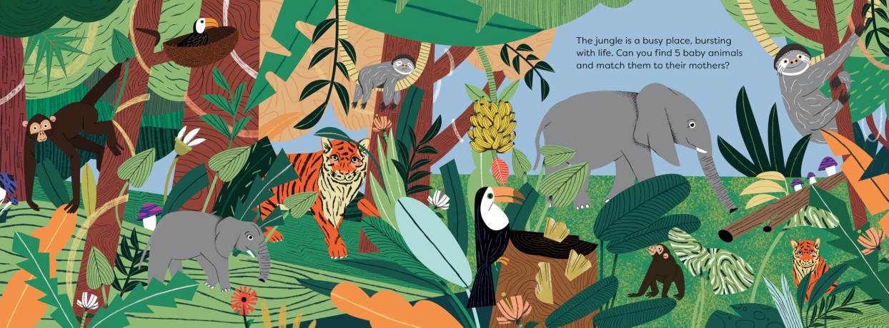 Jungle Jumble: A Lift-The-Flap Jungle Adventure - Magda Azab [KSIĄŻKA]