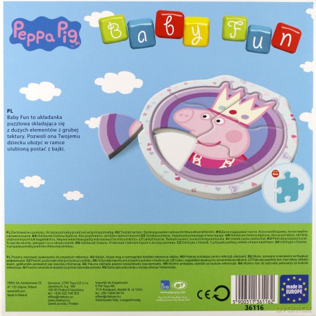 TREFL Baby Fun - Swinka Peppa Peppa Pig [PUZZLE]
