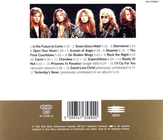 Europe: 1982-1992 [CD]