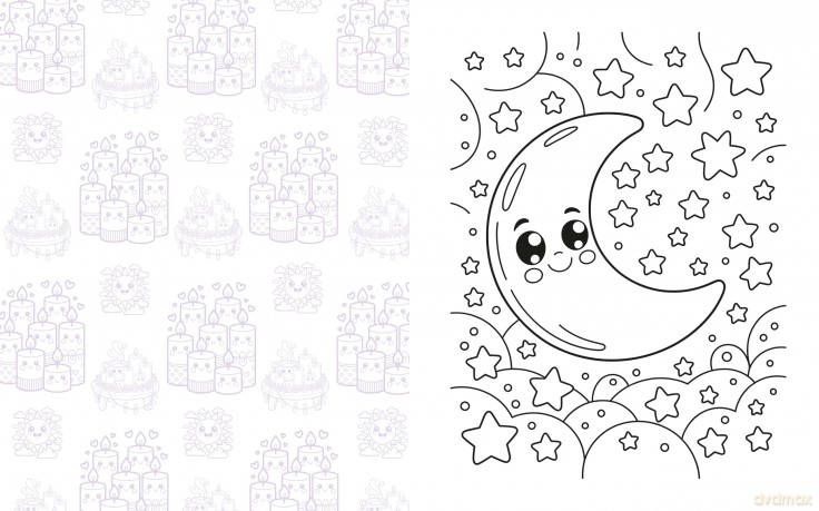 Kawaii Colouring: Calming Wonders [KSIĄŻKA]