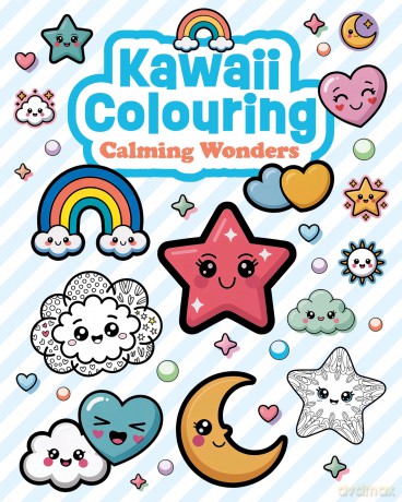 Kawaii Colouring: Calming Wonders [KSIĄŻKA]