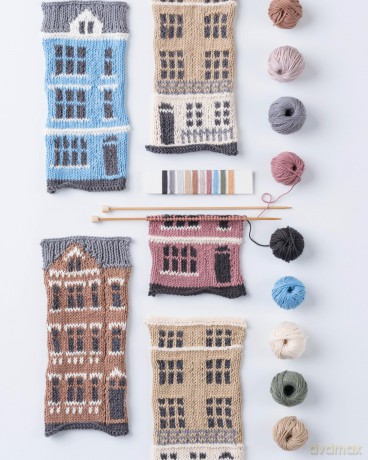 Knit The City Building Blocks: Mix and match knitting charts for iconic city buildings - Jake Henzler [KSIĄŻKA]