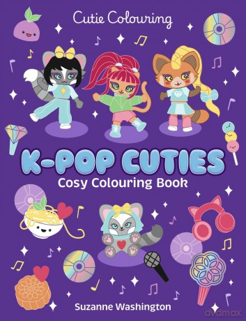 K-pop Cuties Colouring Book: The Relaxing Colouring Book Full of Adorable K-Pop Characters - Scholastic [KSIĄŻKA]