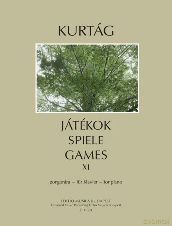 Kurtag: Games XI (Piano Solo) - Gyorgy Kurtag [KSIĄŻKA]