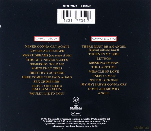 Eurythmics: Live 1983-1989 [2CD]