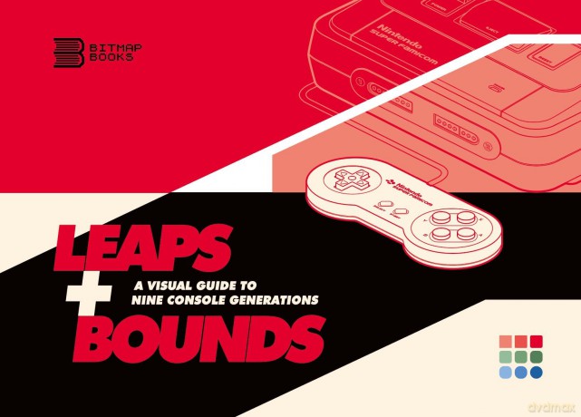 Leaps + Bounds: A Visual Guide to Nine Console Generations | Retro Gaming Book by Bitmap Books - Bitmap Books [KSIĄŻKA]