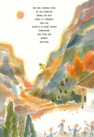 Little Monk Writes Rain - Hsu-Kung Liu [KSIĄŻKA]