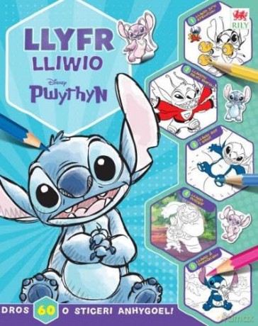 Llyfr Lliwio Disney Pwythyn - Disney [KSIĄŻKA]